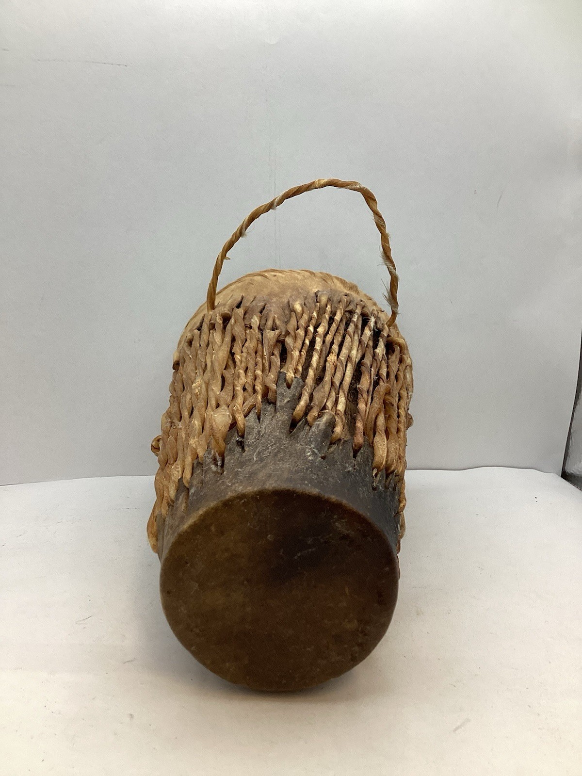 African Style Wooden Bongo Drum (8” Tall)