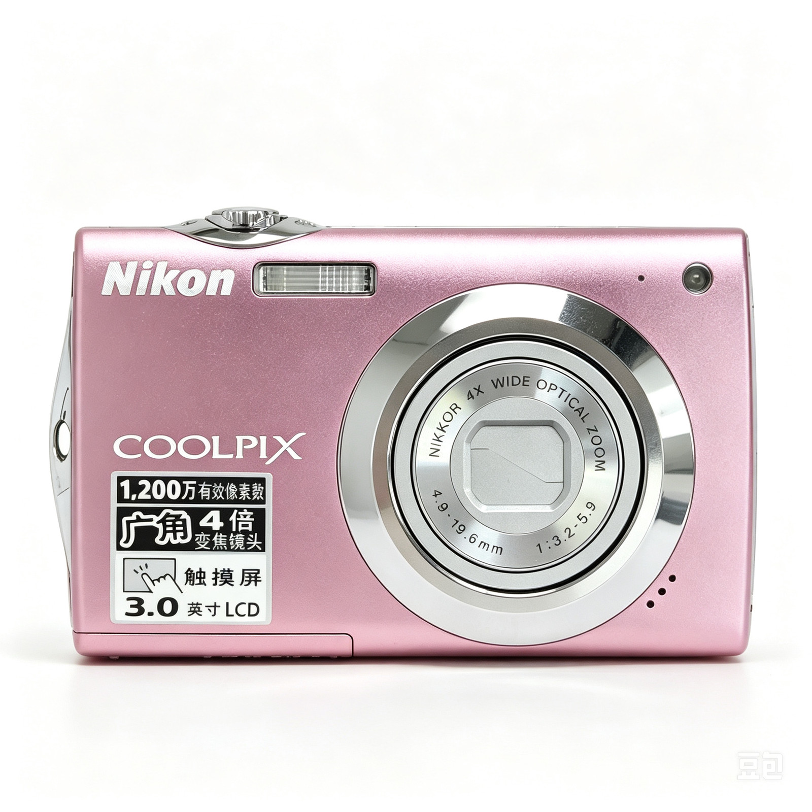 Nikon Coolpix S4000 Pink 12MP Digital Camera 4x Wide Optical Zoom Touch Screen