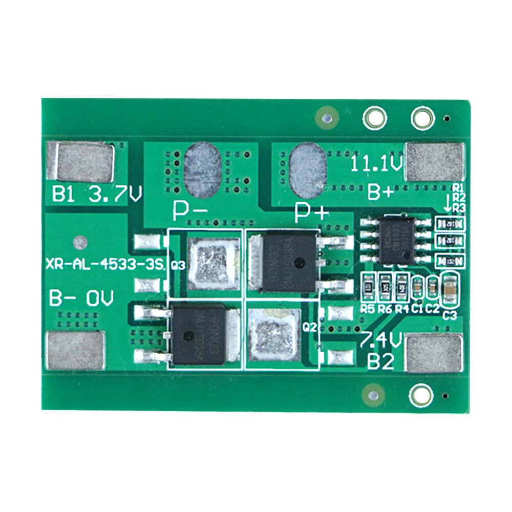 3S 11.1V 5A 3 Strings Of  18650 Li-ion Lithium Battery Protection Board Green