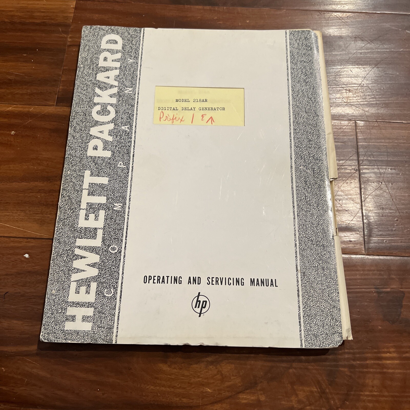 HP 218A ~ Digital Delay Generator Operating & Service Manual ~ Serial 1 & Above