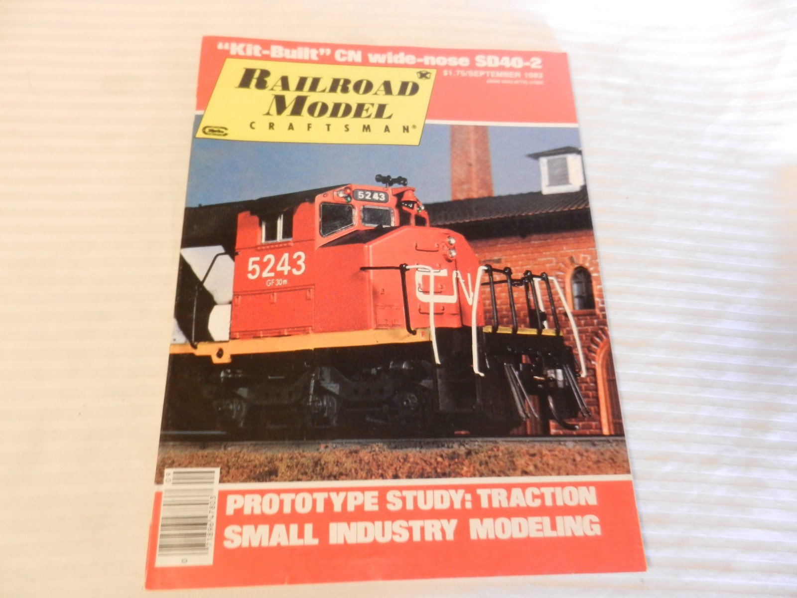Railroad Model Craftsman Magazine September 1983 Issue