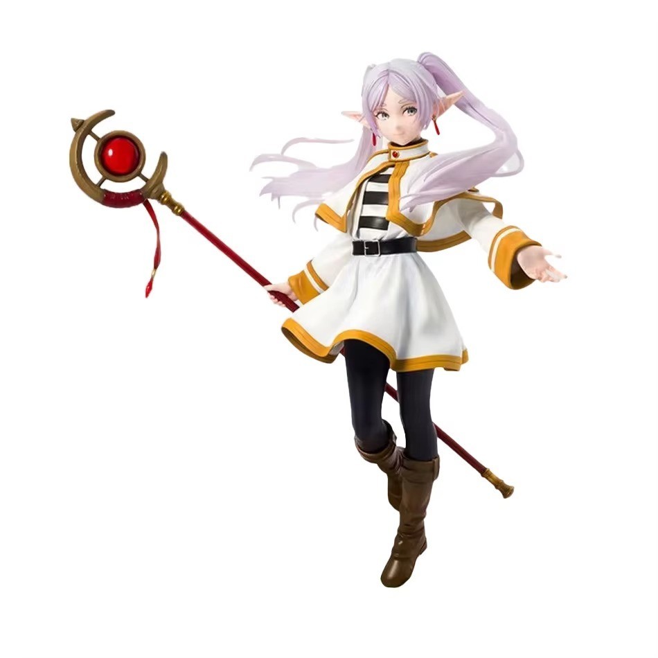 21cm Frieren Beyond Journey's End Anime Figure Action Model White Base
