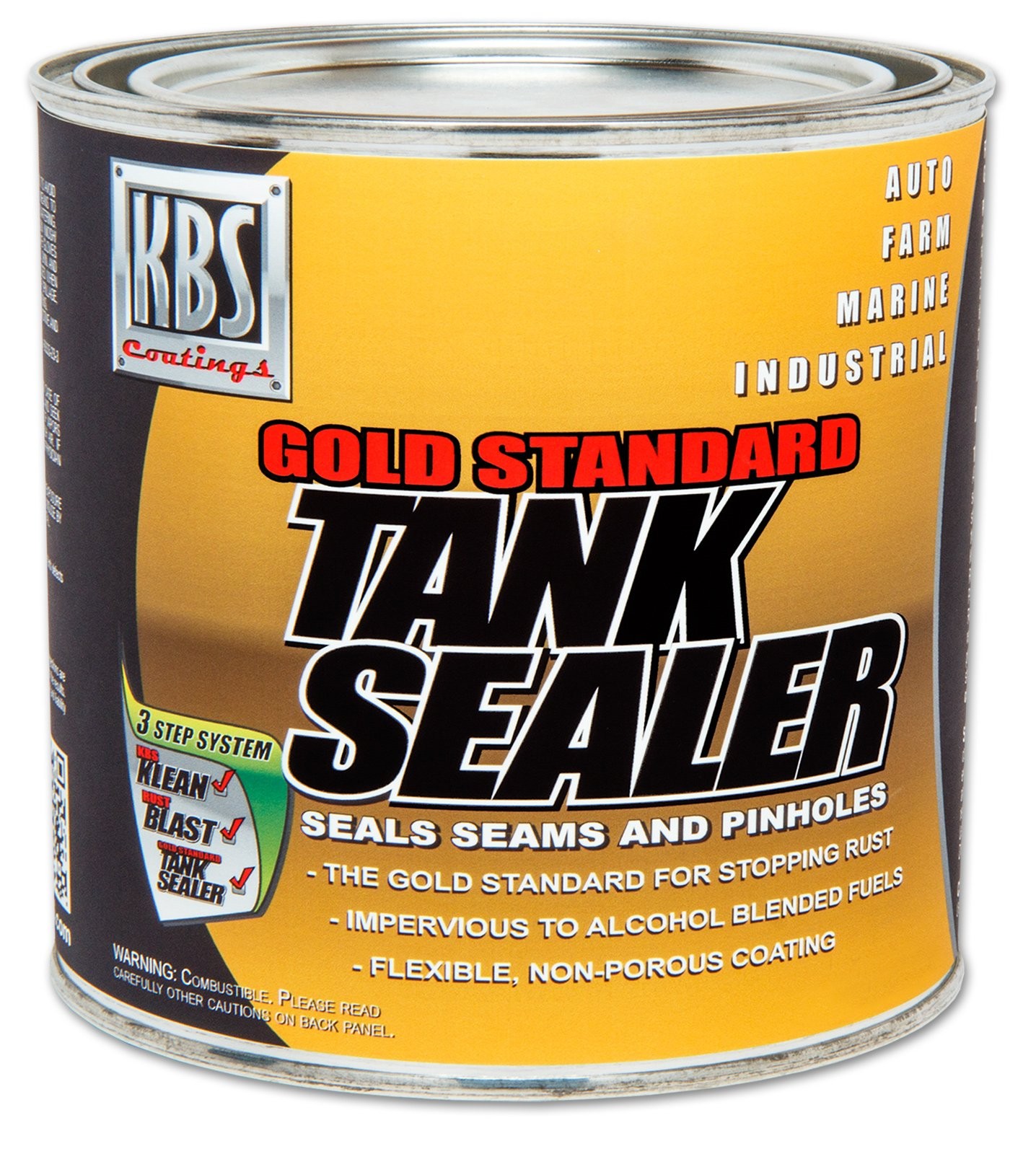 KBS Coatings 5200 Gold Standard Tank Sealer - 8 fl. 8 Fluid Ounce, Silver