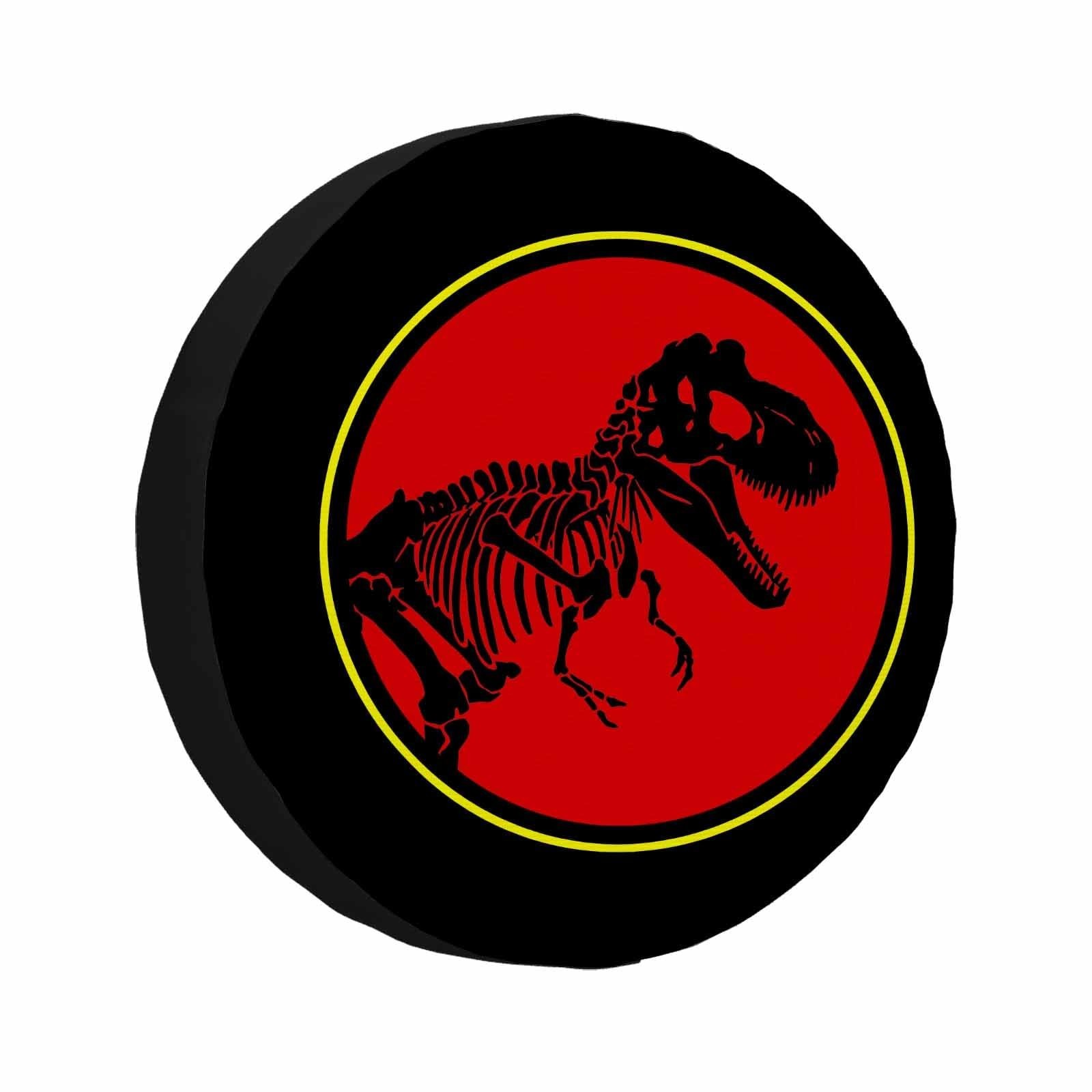 Dinosaur Spare Tire Cover Tyrannosaurus Rex Skeleton Park Red Weatherproof Un...