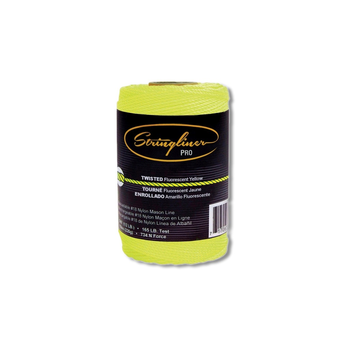 Stringliner 0.5 oz Mason's Line and Reel 540 ft Yellow Twisted Yellow 35412