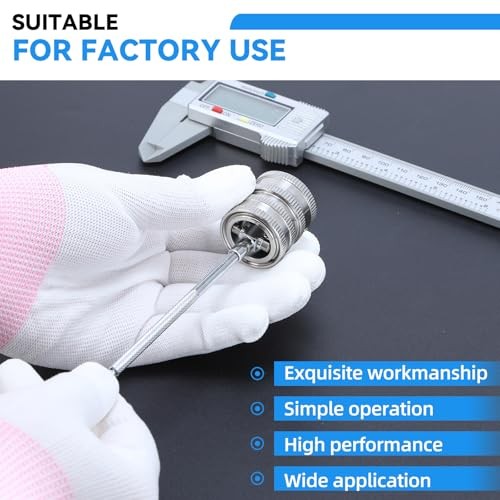 6Pcs T Bore Hole Gauges Set Bulk, 5/16" - 6" Range - Smooth Action Telescoping