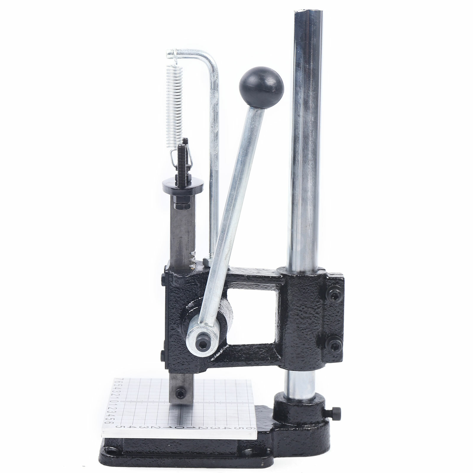 Manual Stamping Machine Puncher Tabletop Plate Punching Machine Adjustable