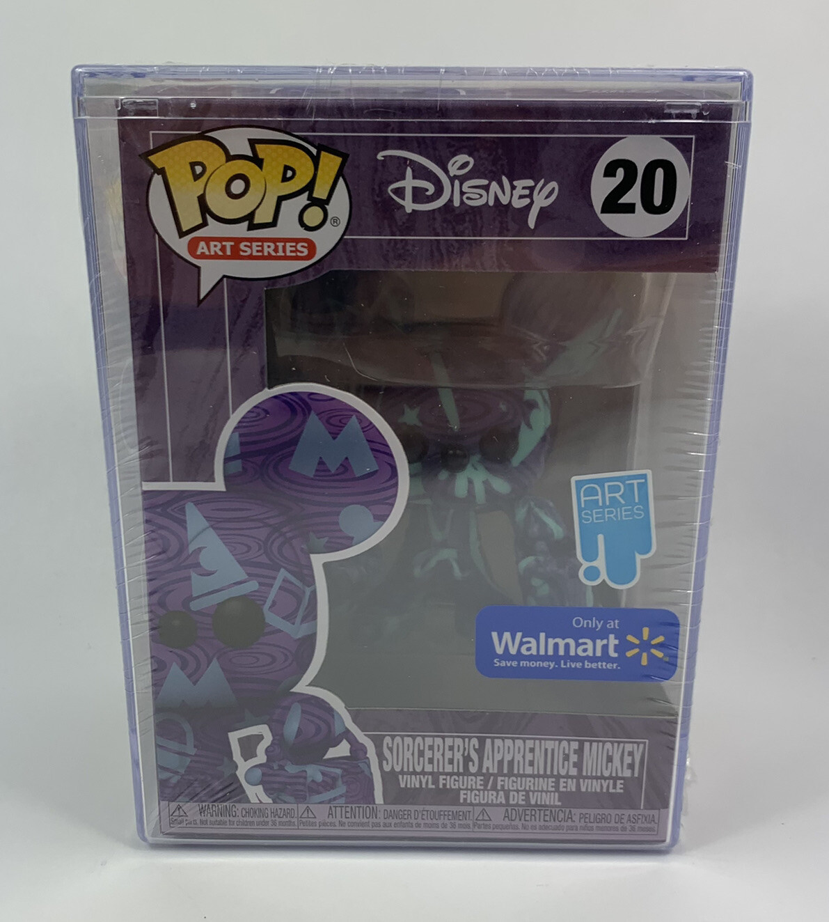 Funko POP Art Series Disney Sorcerer's Apprentice Mickey #20 Walmart Exclusive