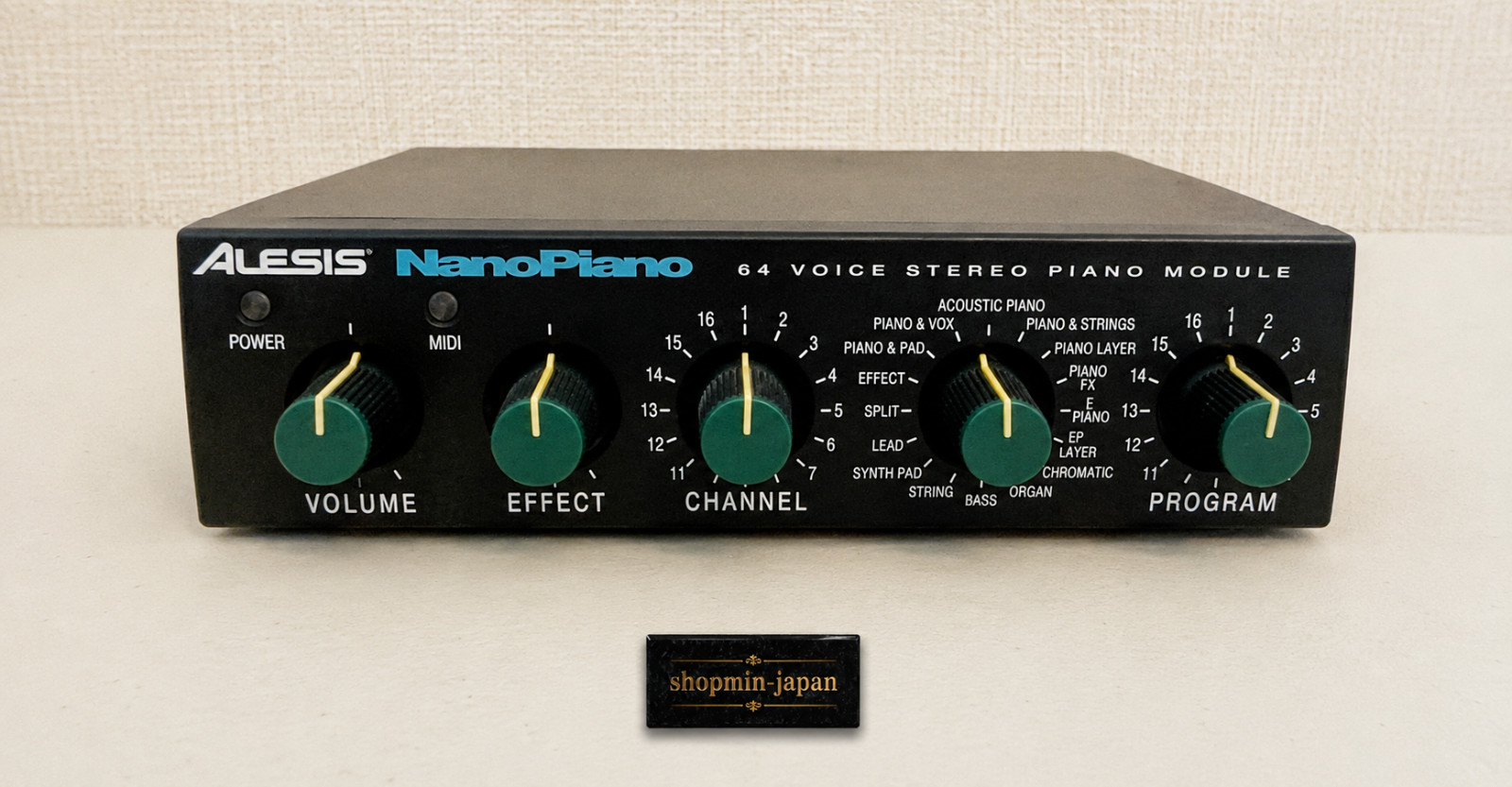 ALESIS NanoPiano Piano Sound Module Digital Synthesizer Tested from Japan