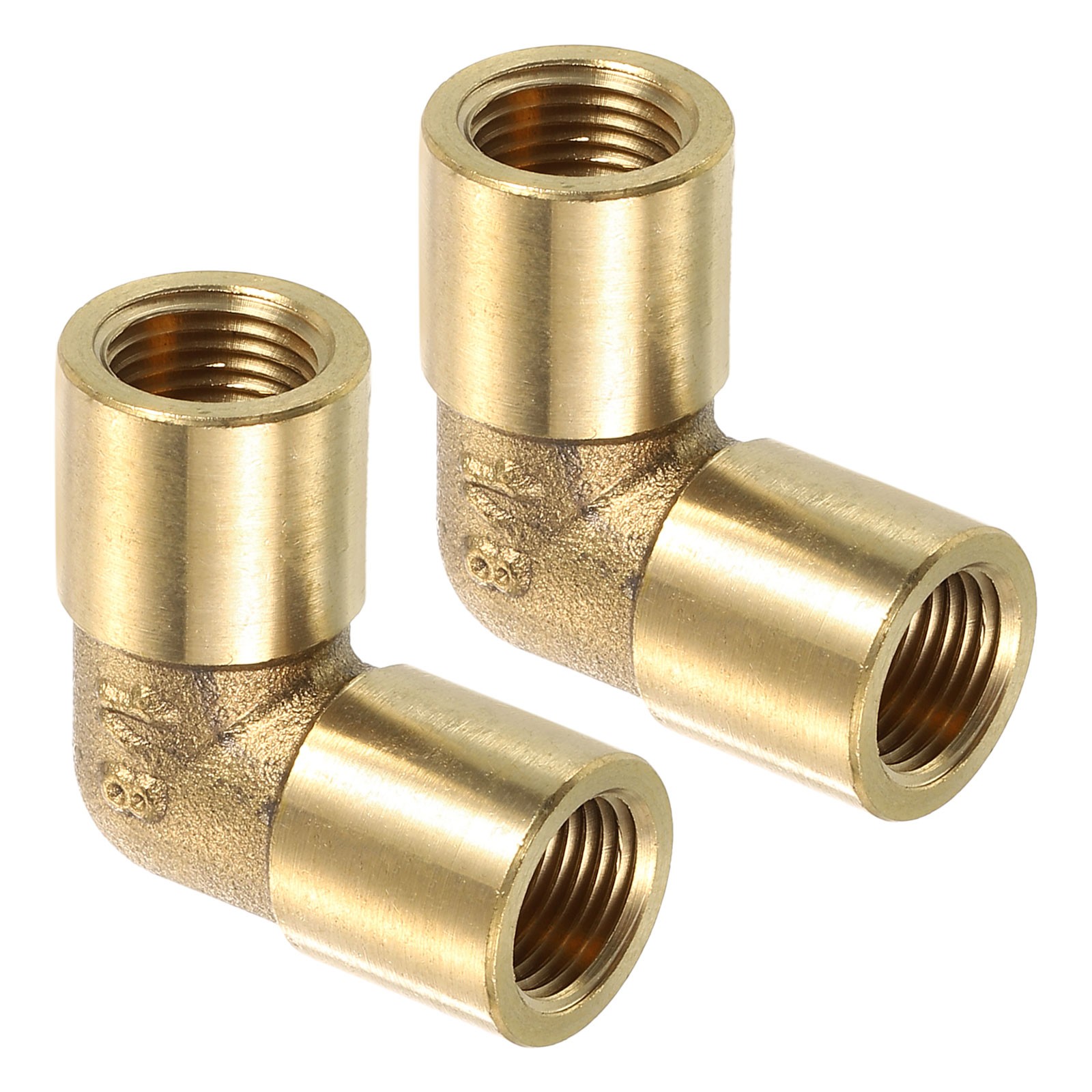 2 Pcs g 1/8 Inch Female x g 1/8 Inch Female 90 Degree Elbow