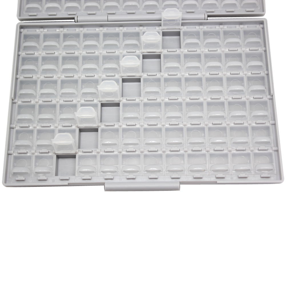 3 AideTek BOX-ALL-144 Enclosure box surface mount Components Organizer lid label