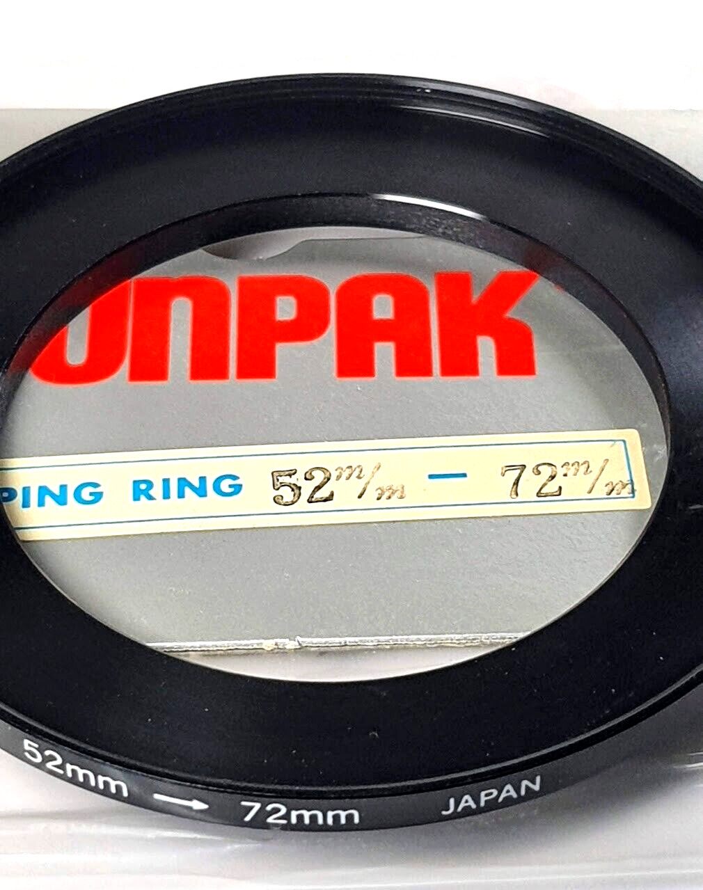 52-72mm Metal Step Up Adapter Ring 52mm Lens to 72mm Filter Converter E52-E72