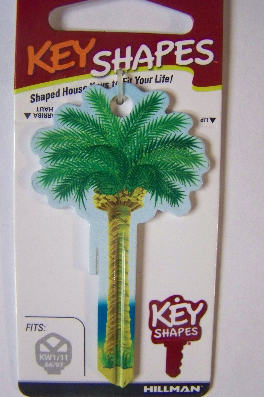 Palm Tree Key Shapes Kwikset KW1/KW10 house key blank.