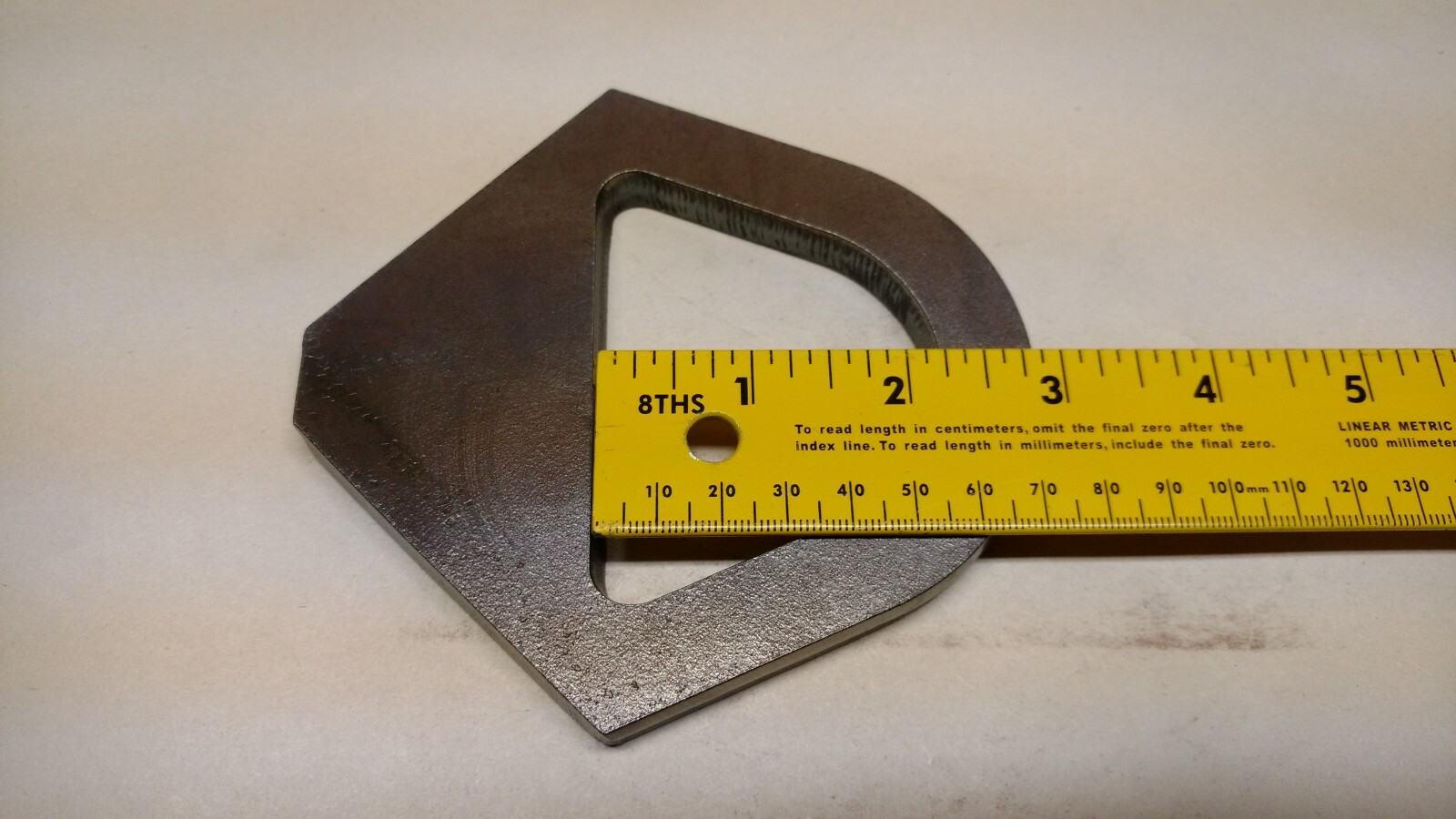 3/8" WELD ON LIFTING EYE - D-RING - SHACKLE MOUNT - TRAILER TIE DOWN - TOW STRAP
