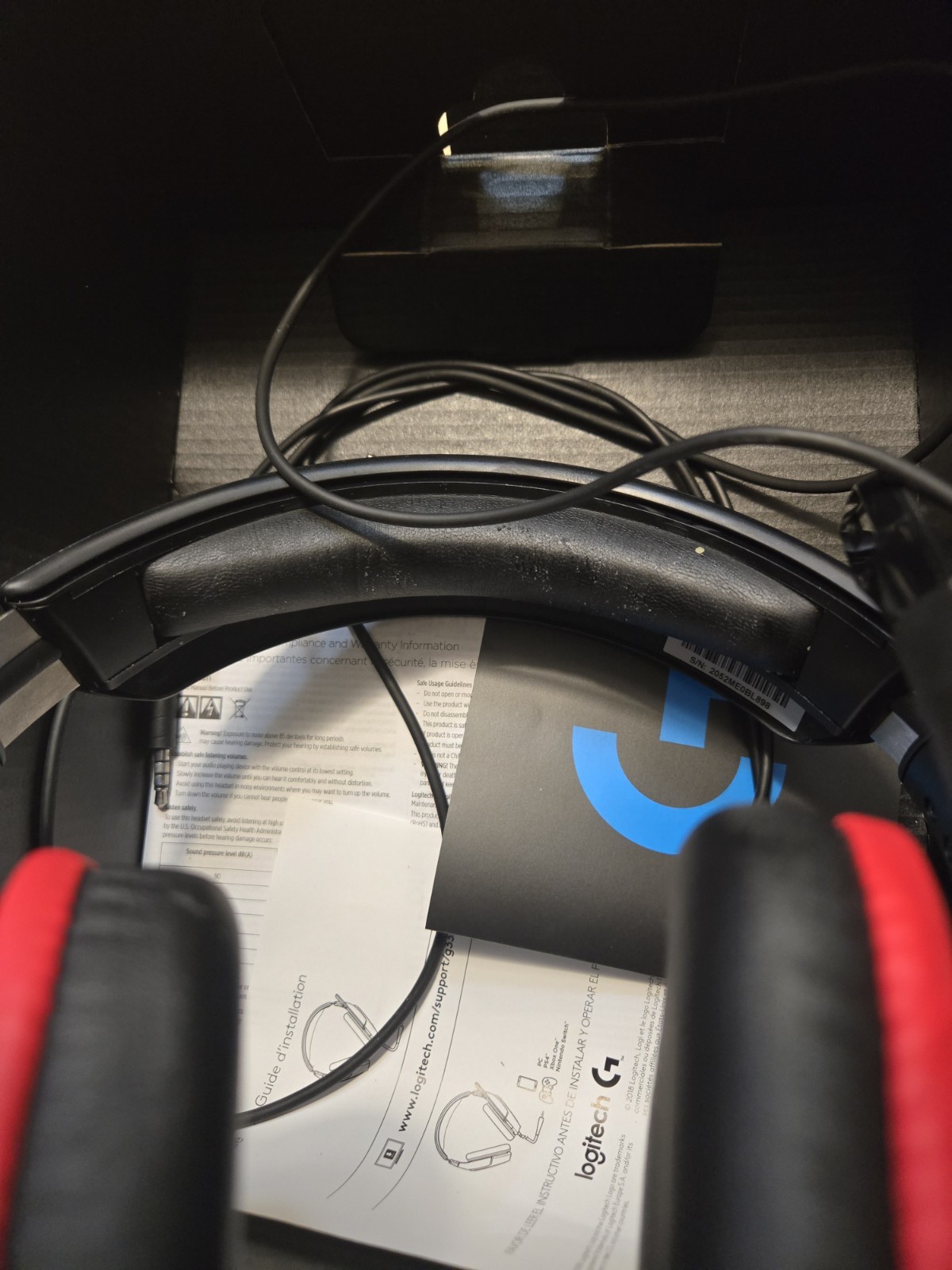 Logitech G332 Stereo Gaming Headset for PC, PS4