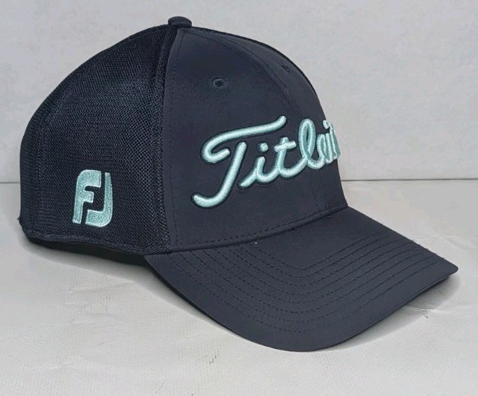 Titleist Pro V1 Footjoy FJ Golf Flex Fitted Hat Cap Size Medium Large