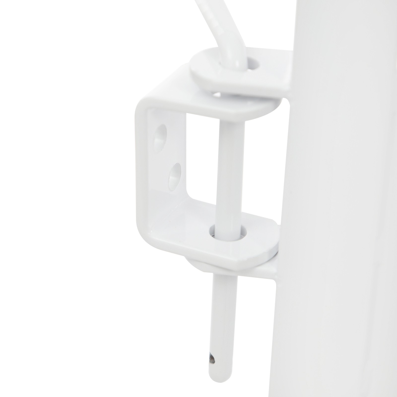 Folding Security Gates, White Scissor Gate Garden Yard Fence Portable Dog Gates