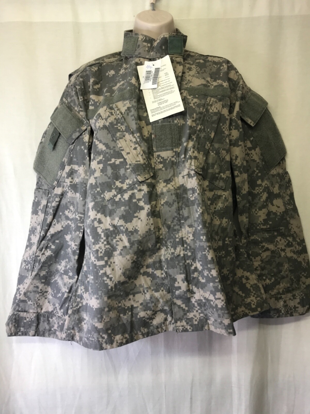 New Coat US ARMY ACU CAMO COMBAT Uniform COAT Small X-Short 8415-01-519-8500 Z15