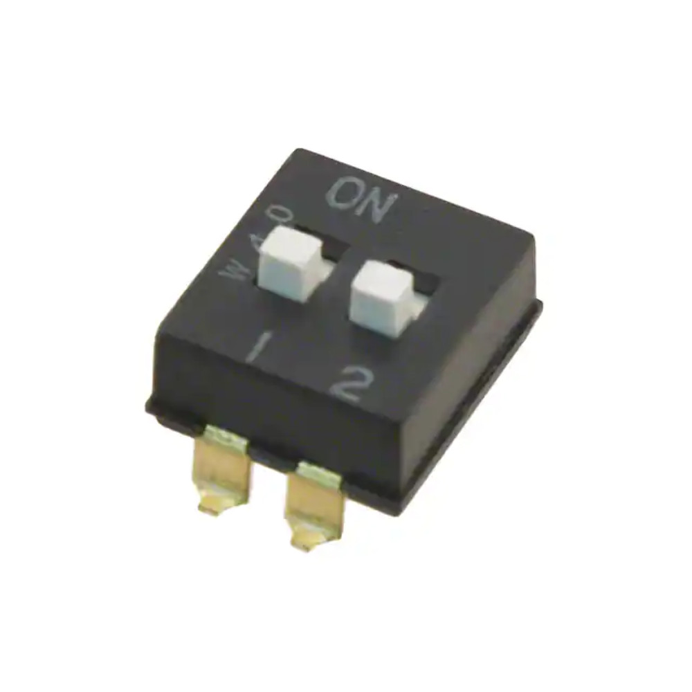 Pack of 2 A6SN-2104 SWITCH SLIDE DIP SPST 25MA 24V
