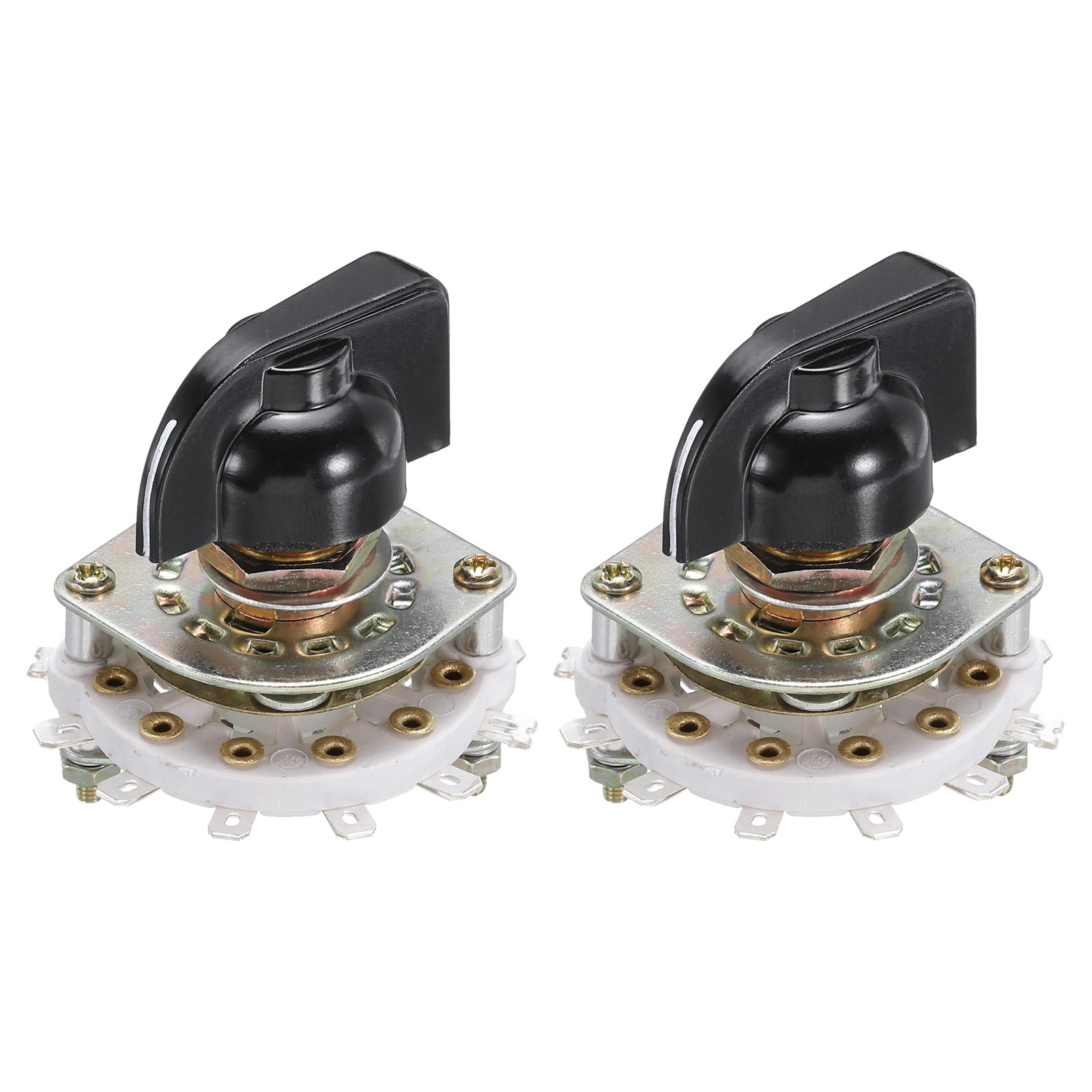 2 Pcs 2 Pole 5 Position Band Selector 1 Deck for TV Radio Home Machine