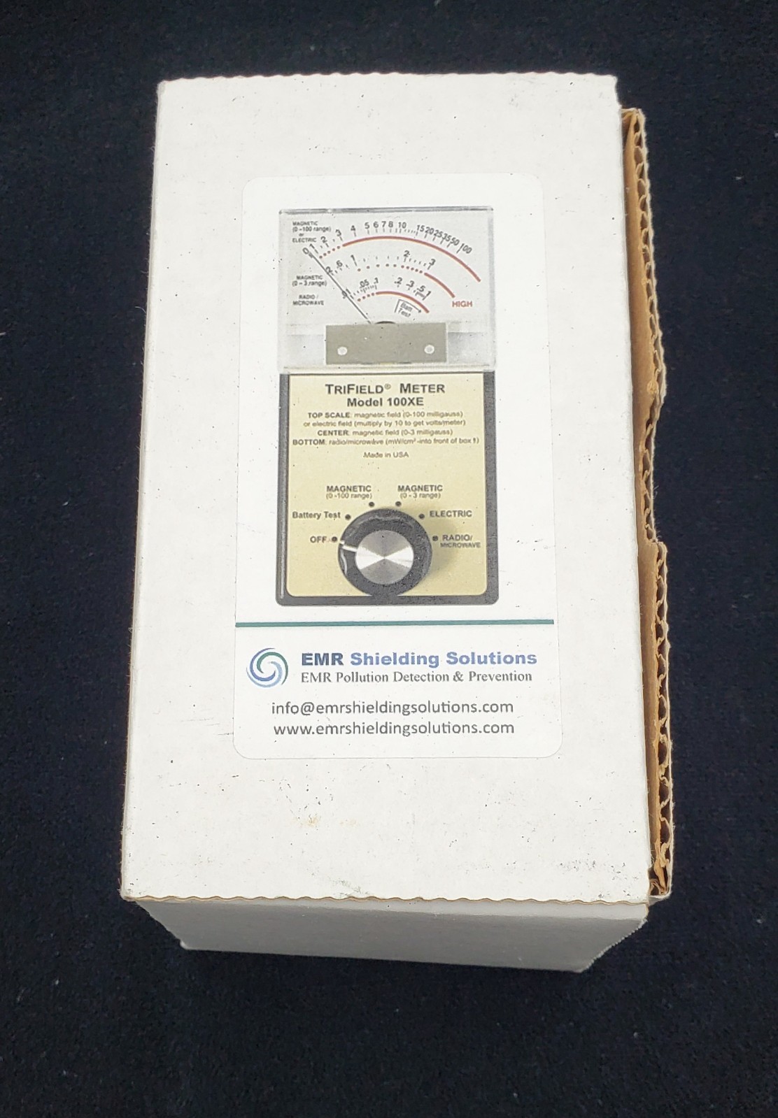 TRIFIELD EMF METER 100XE MAGNETIC ELECTRIC RADIO RF PARANORMAL HUNTING EMF METER