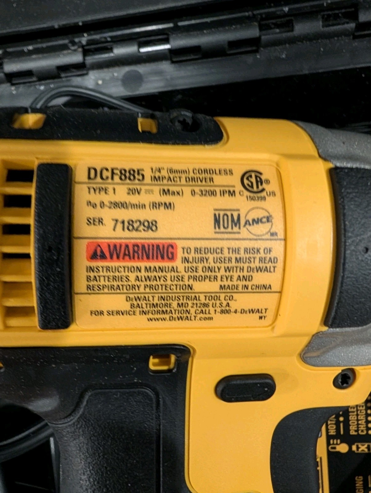DEWALT DCK280C2 2-Tool 20-Volt Max Power Tool Combo Kit 2-Batteries Charger Case