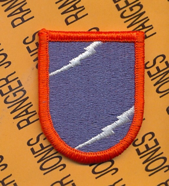 313th MI BN LRS Airborne Ranger Long Range Surveillance beret flash patch #2 m/e
