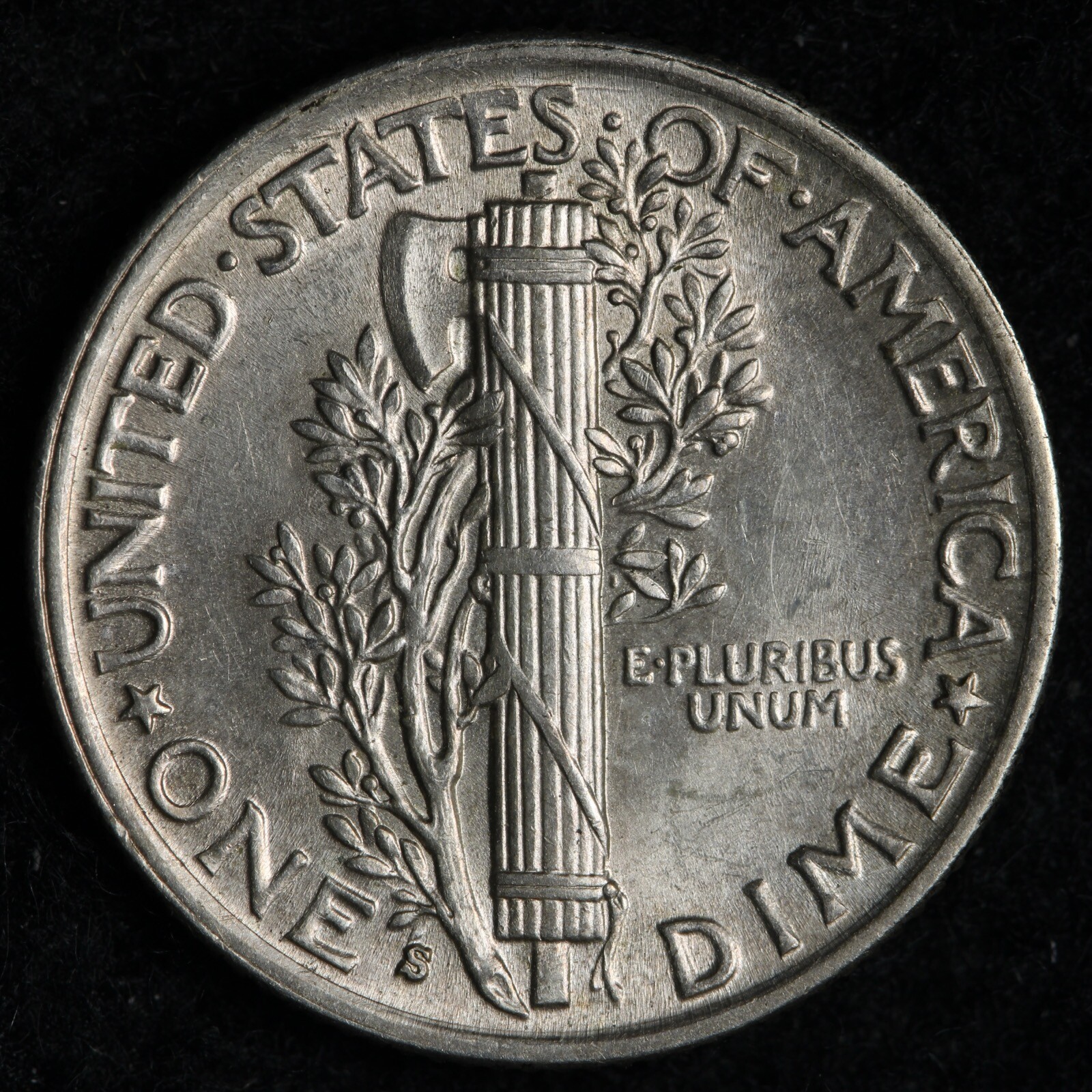 1941-S Mercury Silver Dime UNC *UNCIRCULATED* MS DIE CRACK E191 TSB