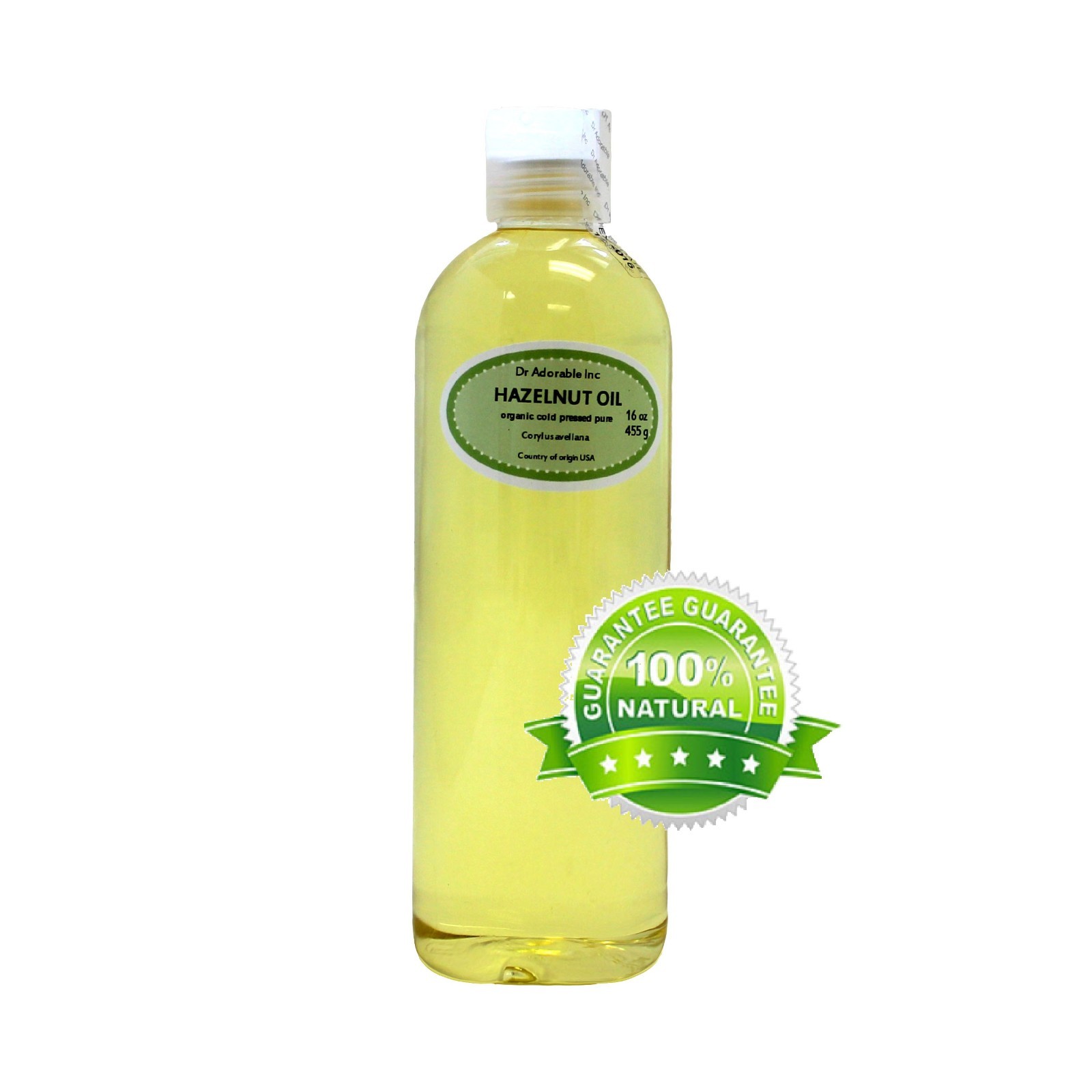 16 Oz Premium Hazelnut Oil Pure Organic Cold Pressed Best Quality Moisturizer