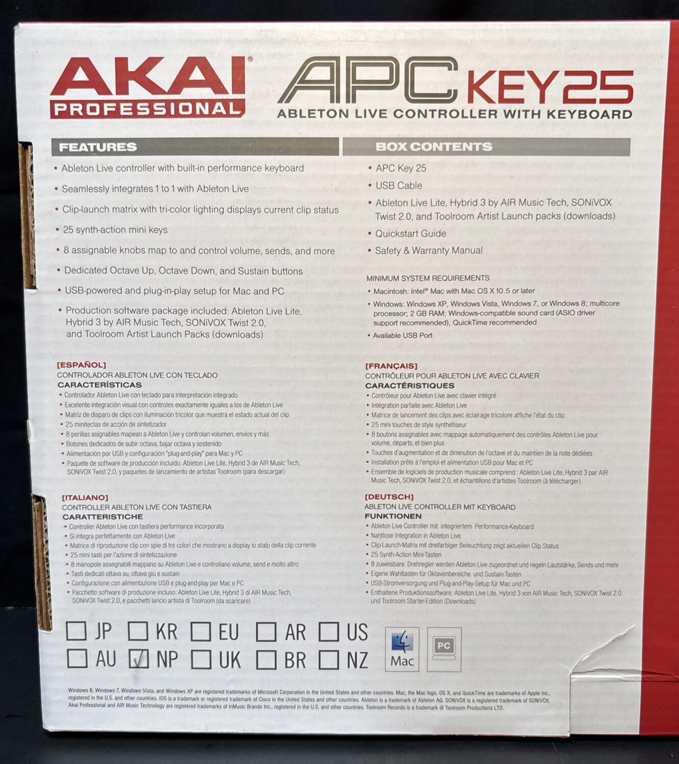 Akai Professional APC Key25 mk2 25-key Keyboard Controller