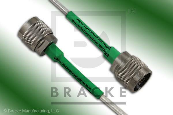 18 GHz Non-Magnetic Precision N Male to N Male Assembly 6" BRACKE BM95012.6