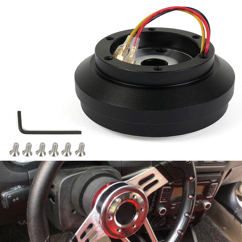 14"Blue Steering Wheel+Quick Release+Hub Adapter 174H For Ford Mustang 1984-2004