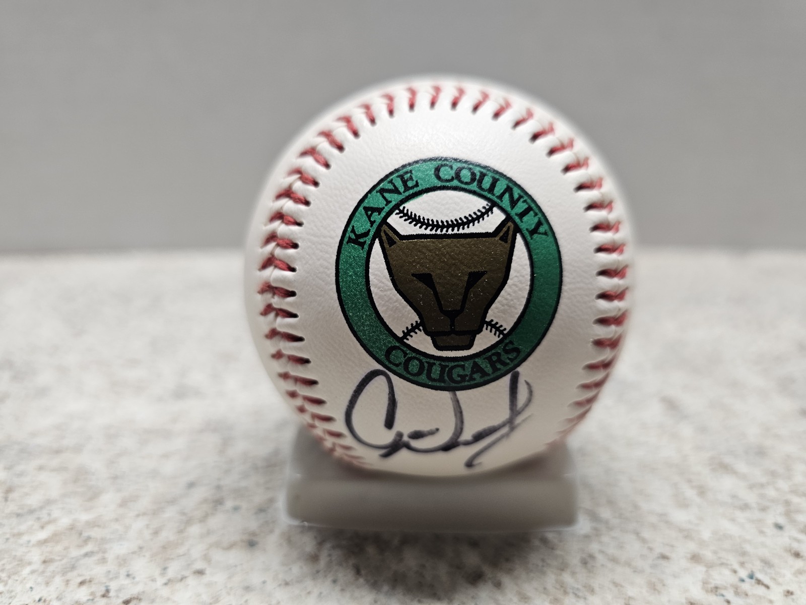 Kane County Cougars MiLB Unidentified Autographed Baseball Not Authenticated