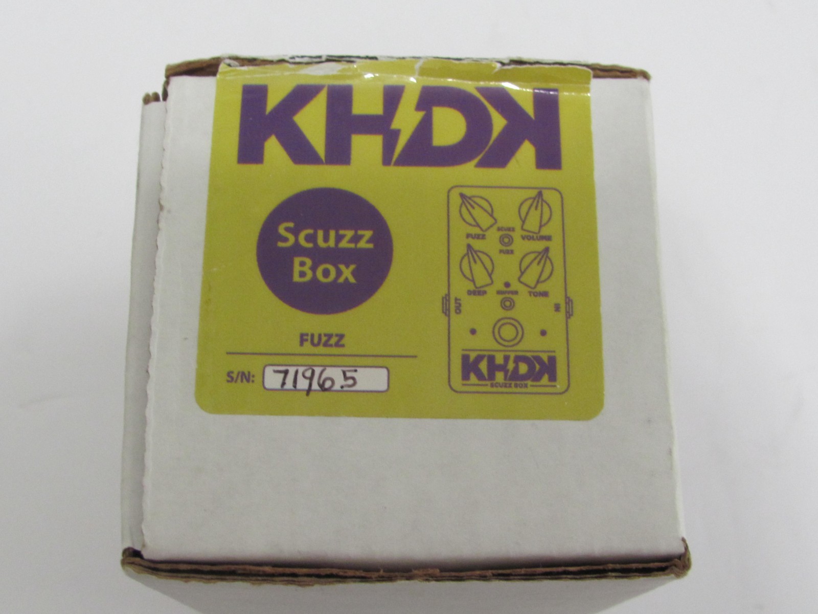 KHDK Electronics Scuzz Box Guitar foot pedal new