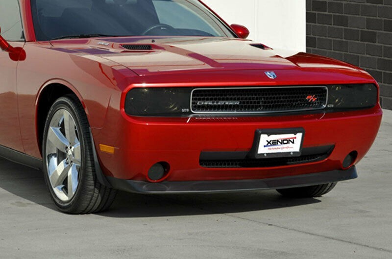 For 08-14 Dodge Challenger RT SRT8 GTS Smoke Acrylic Headlight Covers Protection