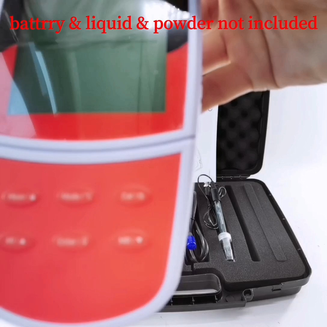 Water Quality Analyzer Portable Dissolved Oxygen Meter pH mV Temp Tester Meter
