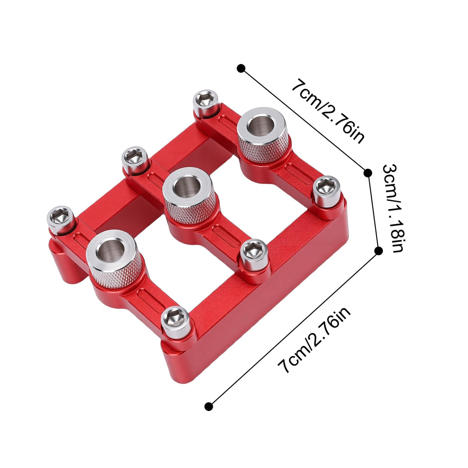 Self Centering Dowel Jig Drill Guide for Woodworking Adjustable Hole Locator ...
