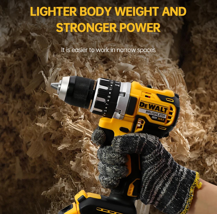 DEWALT DCD796 20V MAX Brushless Hammer Drill Driver Cordless LED Light Tool Only