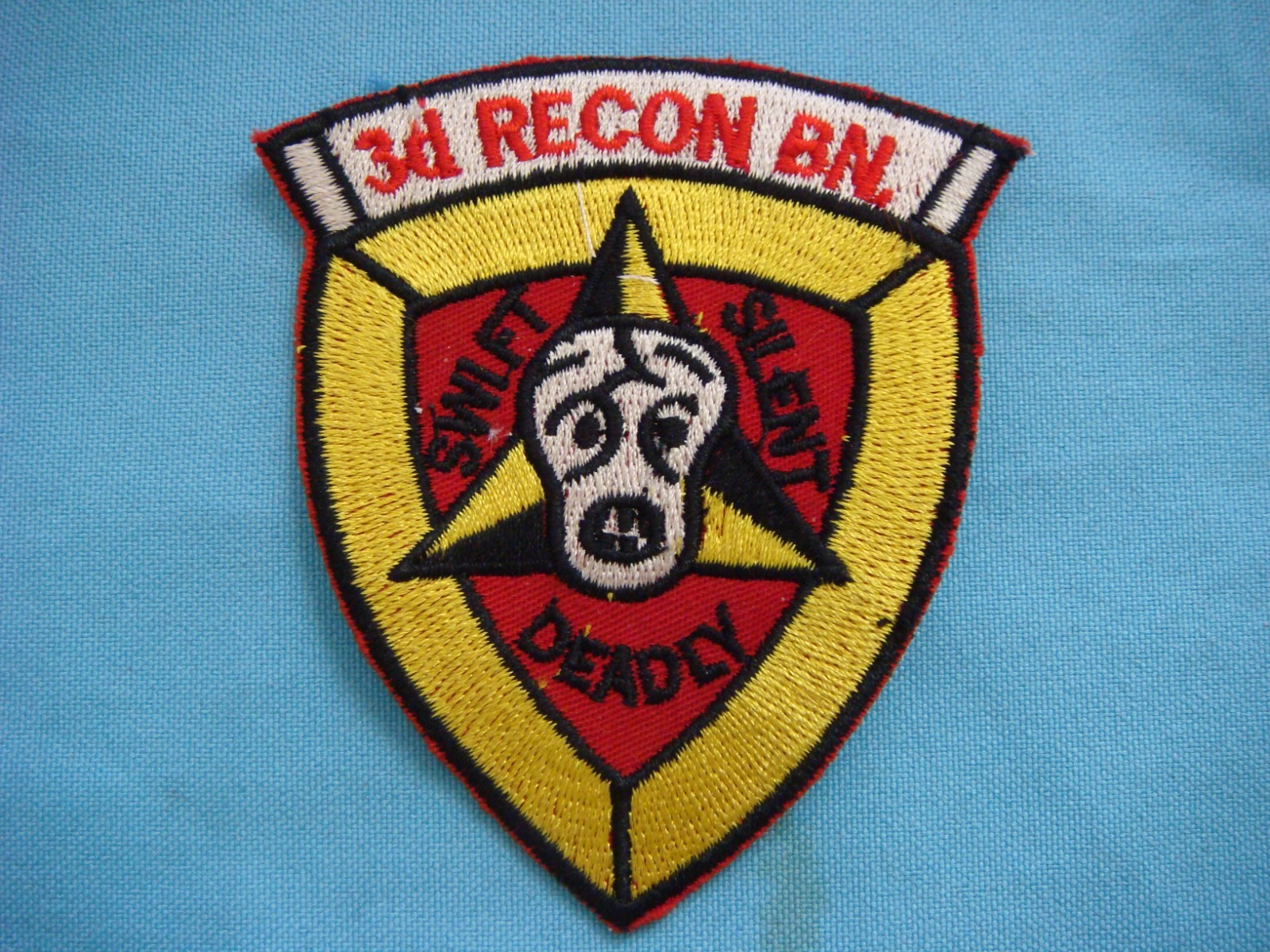 VIETNAM WAR PATCH, USMC 3rd MARINE DIVISION SWIFT SILENT DEADLY