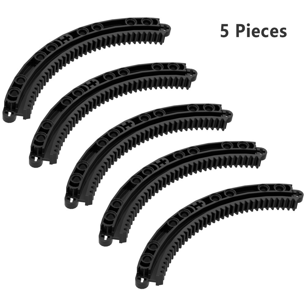 #24121 Technic Gear Rack 1/4 Circle 11 x 11, 35 Teeth Bricks, Pieces & Parts