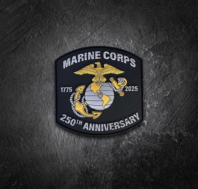 Marine 250th Anniversary PVC Morale Patch