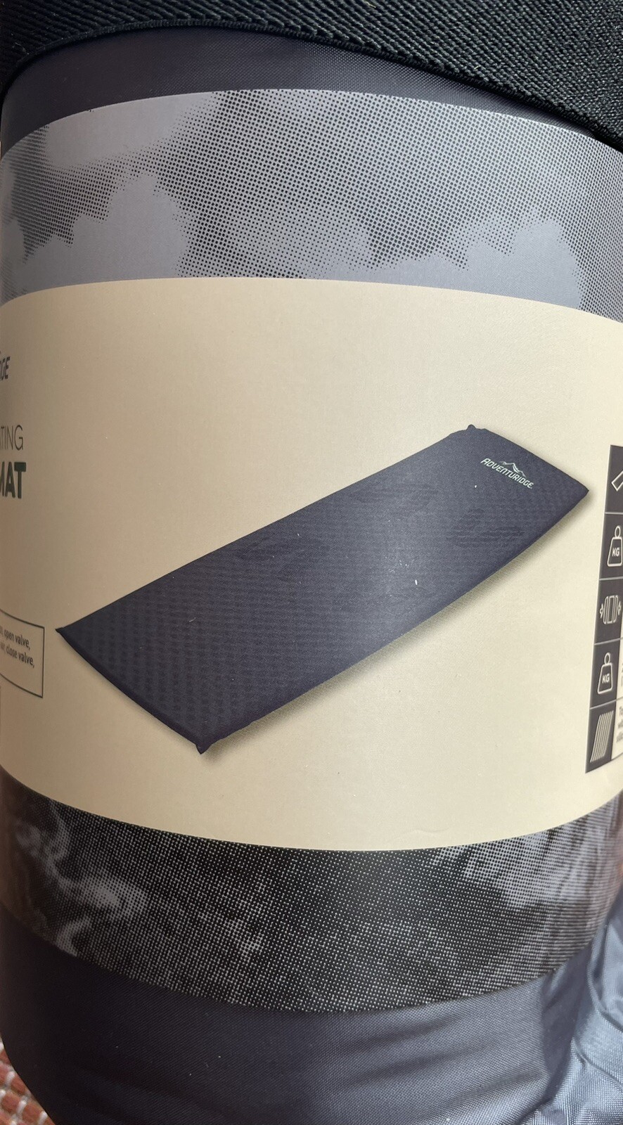 Adventuridge Self Inflating Camping Backpacking Sleep Mat Pad