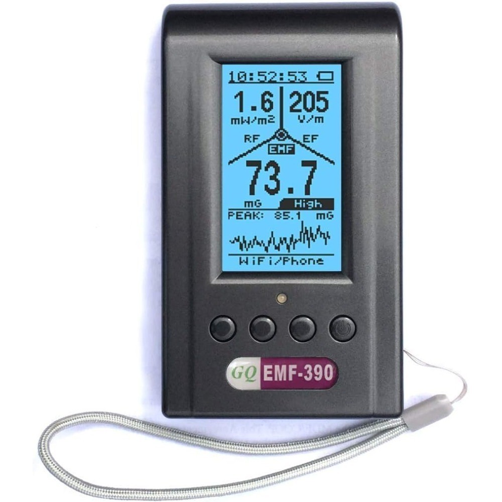 Multi-Field EMF Meter 3-in-1 Electromagnetic Radiation Detector ELF RF up to