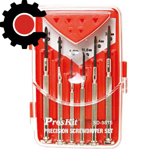 Eclipse Tools Pro'sKit 6 Piece Precision Screwdriver Set