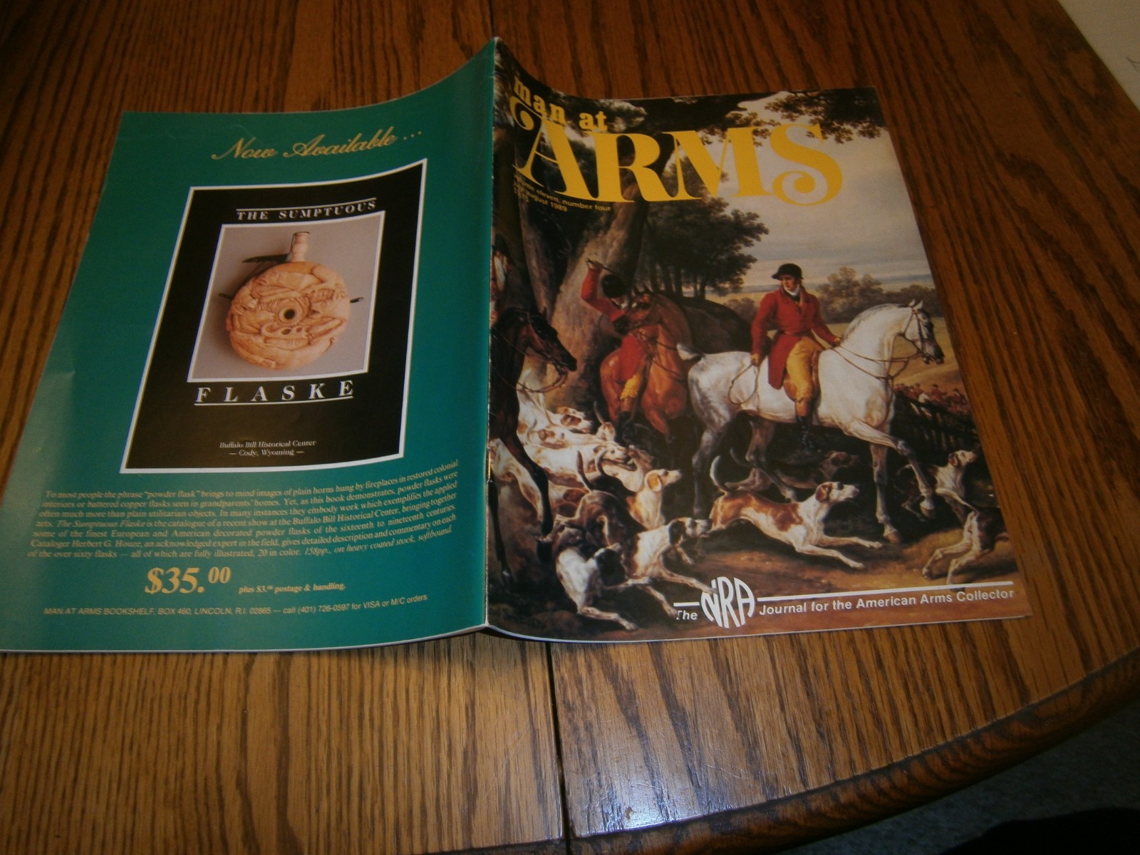 JULY AUGUST 1989 MAN AT ARMS NRA 62 PAGES GREAT PHOTOS & INFO