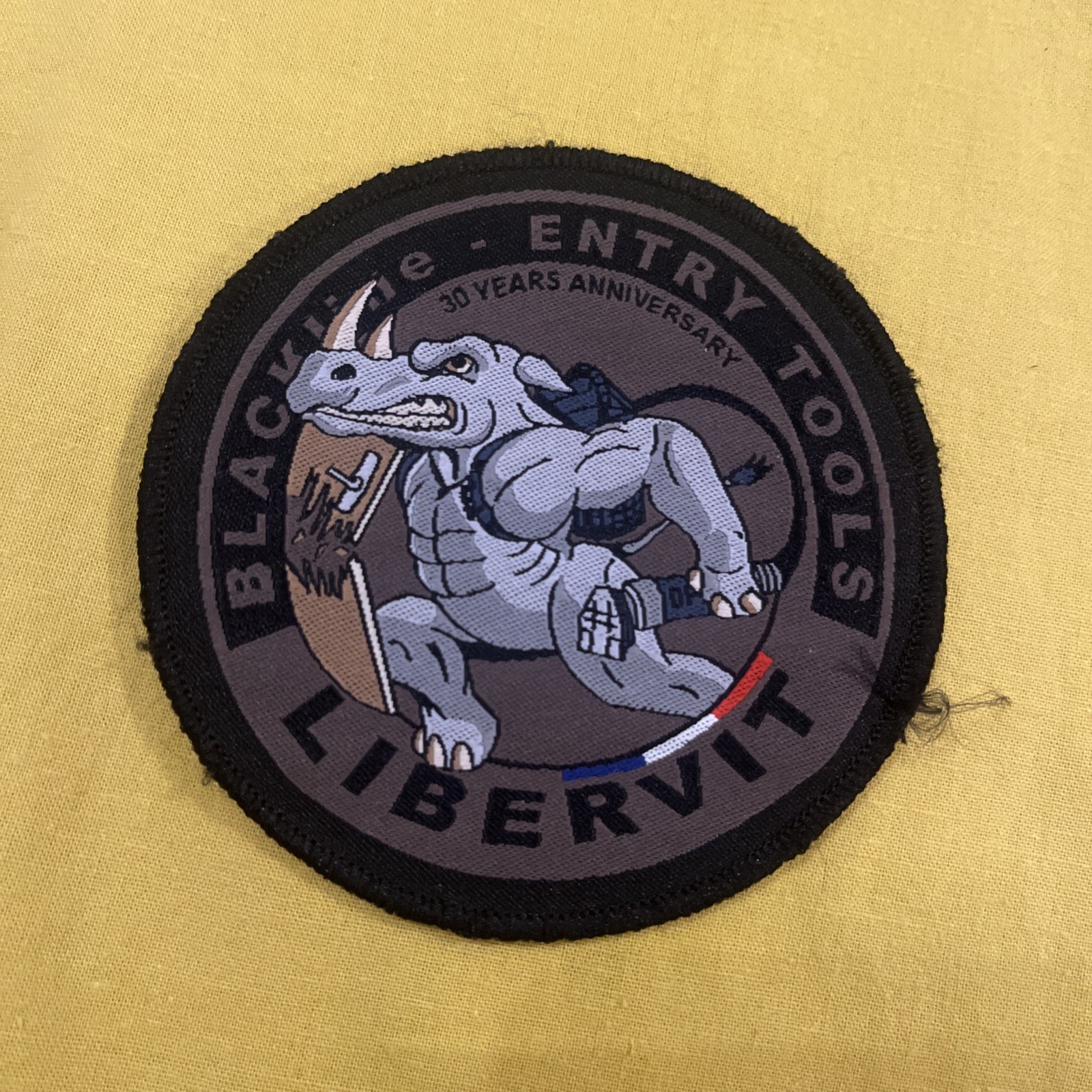 Rare LIBERVIT BlackLine Entry Tools 30 Years Anniversary Tactical Patch