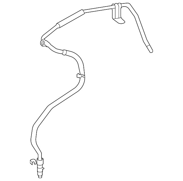 Genuine Mercedes-Benz Drive Motor Battery Pack Coolant Hose 206-501-69-00