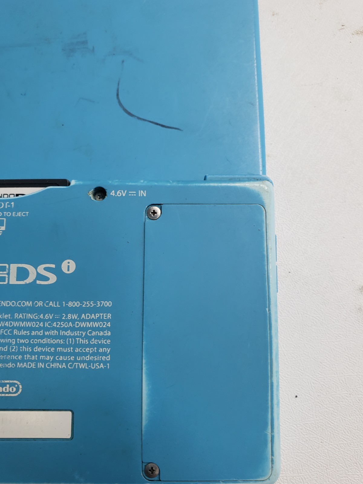 Nintendo DSi Blue Handheld Video Game Tested Working Camera Console Only