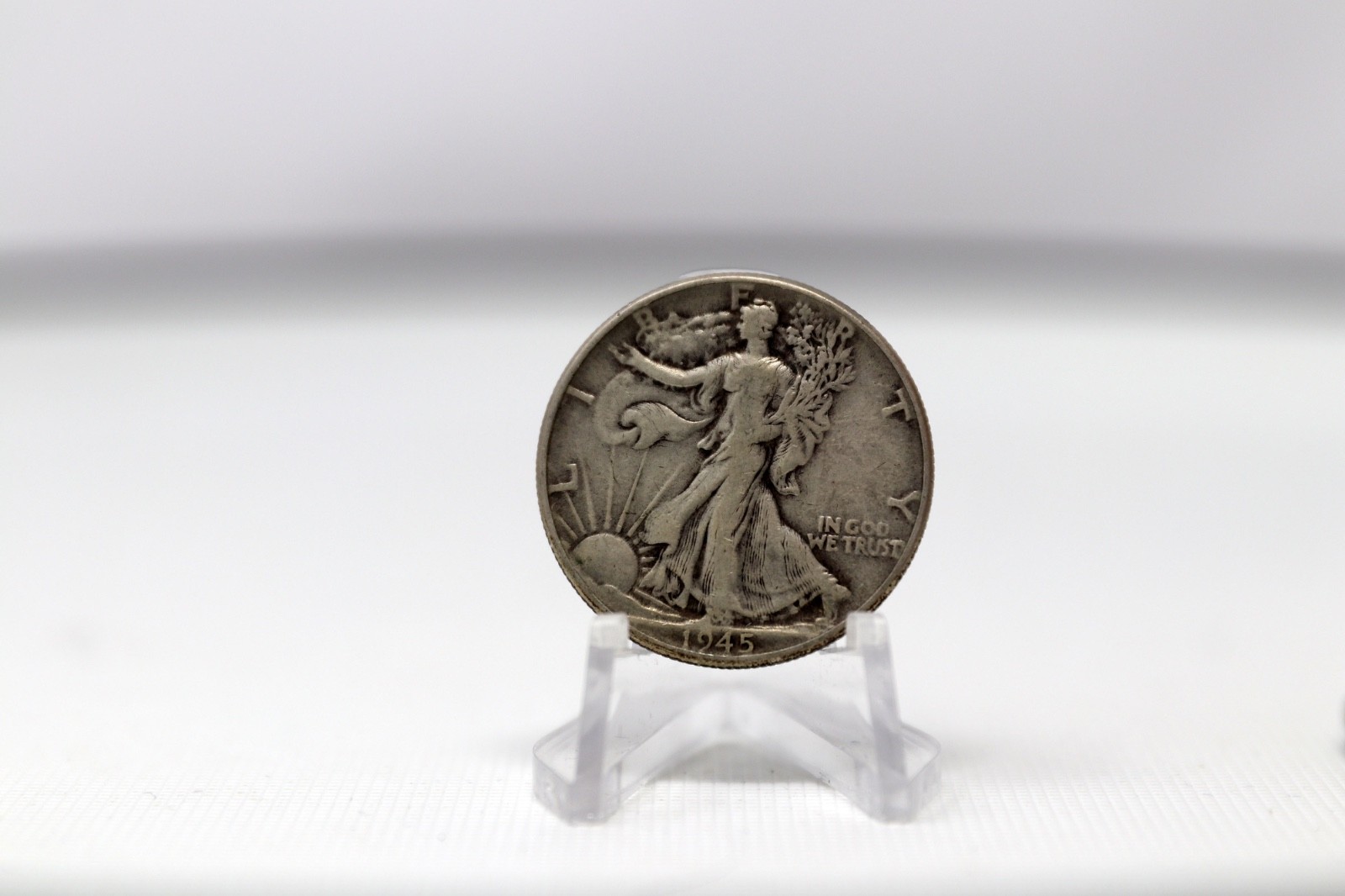 1945 No Mint Mark Silver Walking Liberty Half