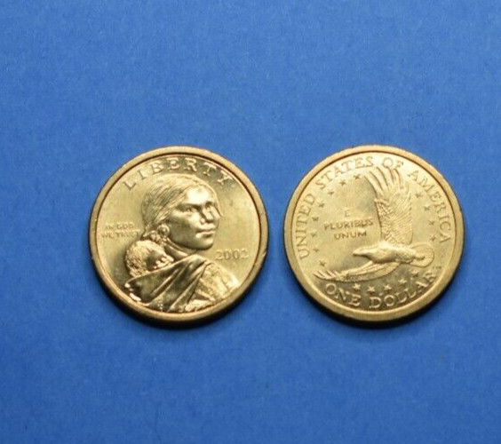 2002 D Sacagawea Native American Golden Dollar